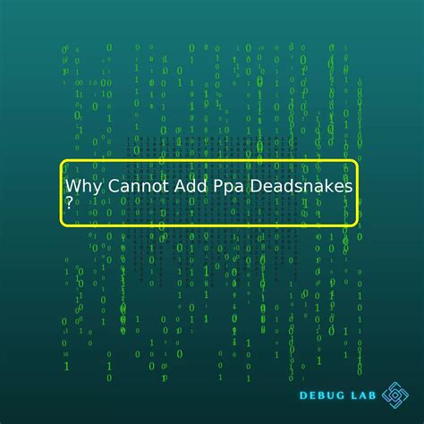 can't add deadsnakes in python.